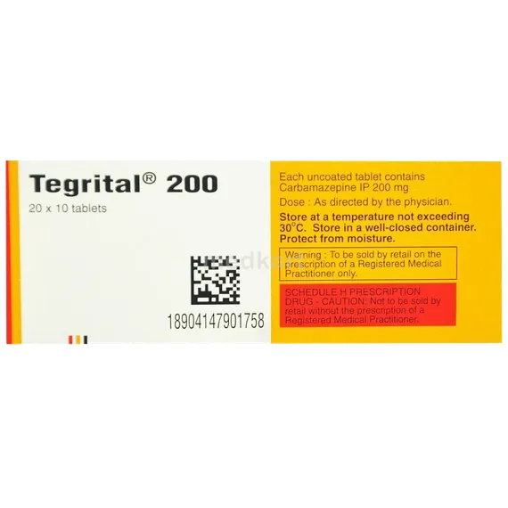 tegrital 200mg tablet 10's
